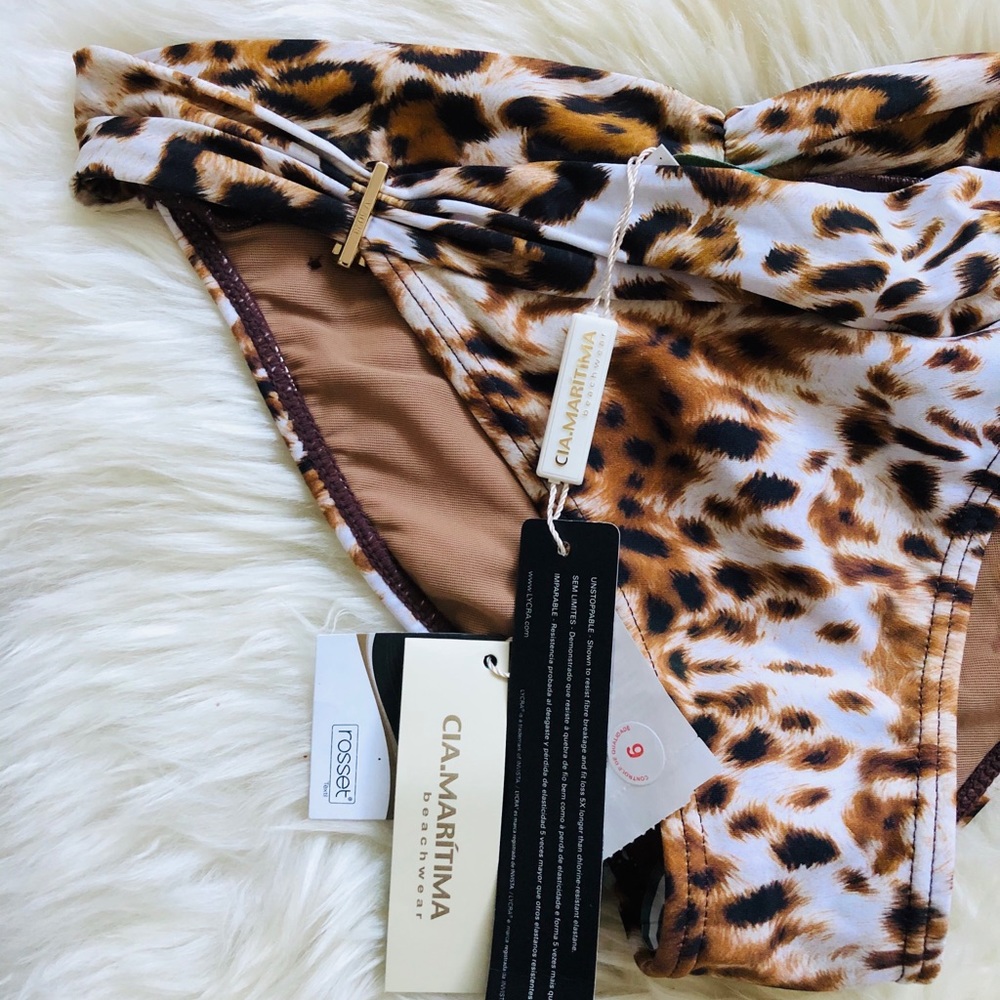 CIA MARITIMA LEOPARD PRINT BIKINI BOTTOM